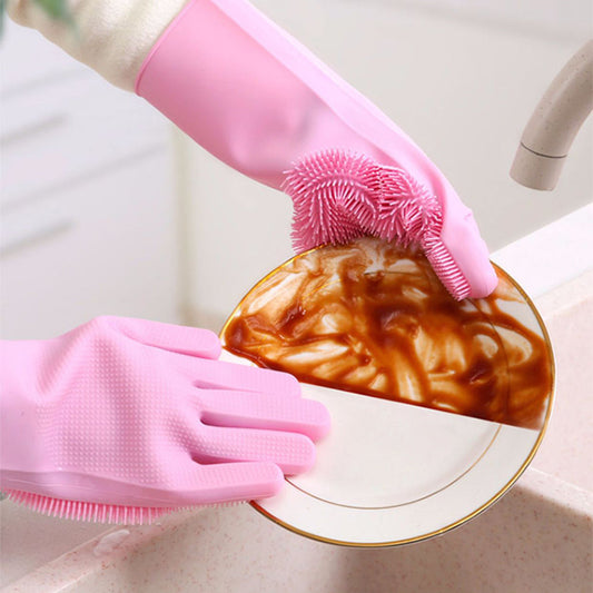 Silicone Washing Gloves