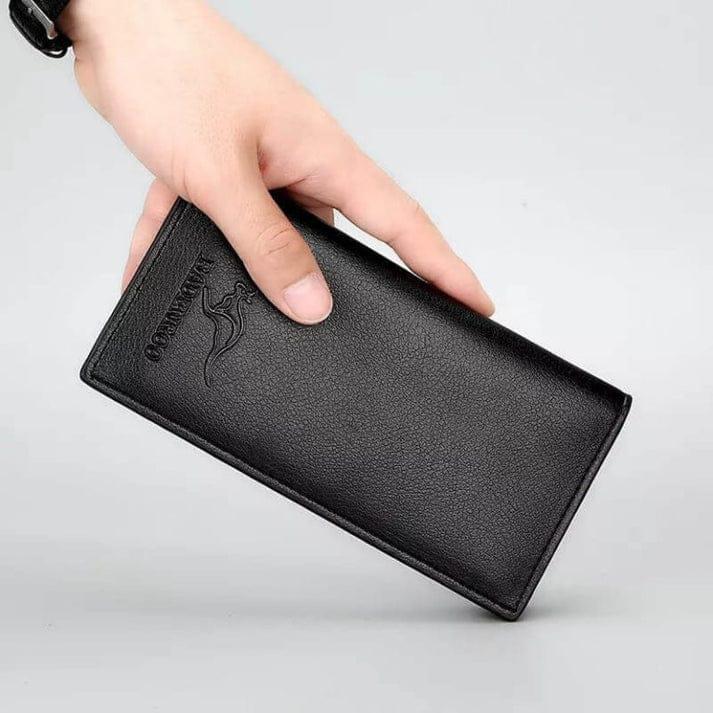 Men’s PU Leather Wallet – Stylish and Slim Bi Fold Design for Daily Use