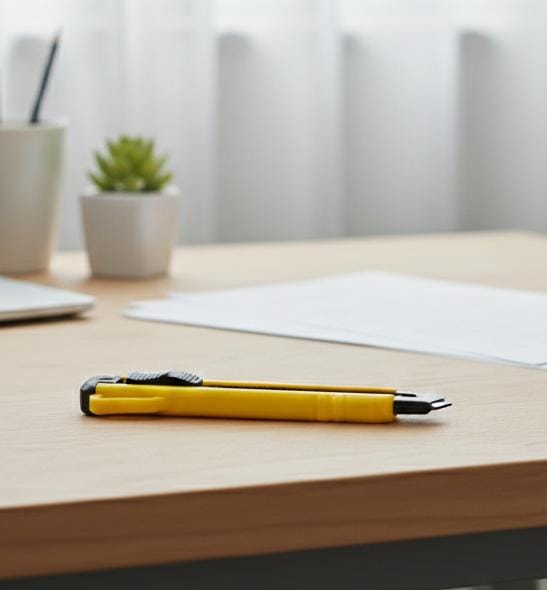 Heavy Duty Paper Cutter and Utility Knife – Sharp and Safe Cutting Tool for Daily Use