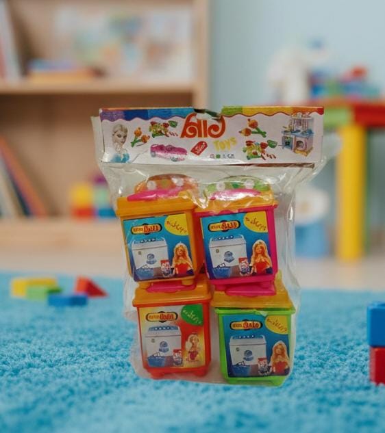 Mini Toy Washing Machine Set – Fun and Educational Pretend Play Toy for Girls