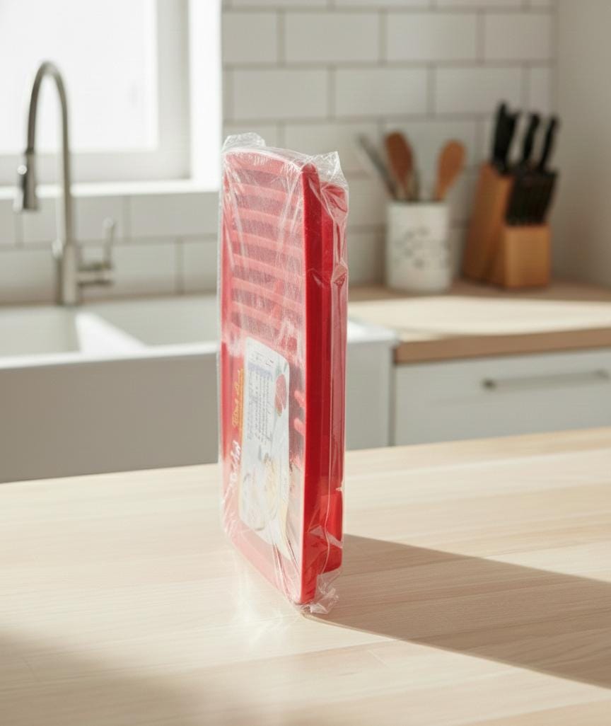 Premium Compact Dish Drying Rack – Smart Self Draining Kitchen Organizer