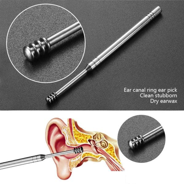 Pack of 6 Ear Pick Wax Remover Kit