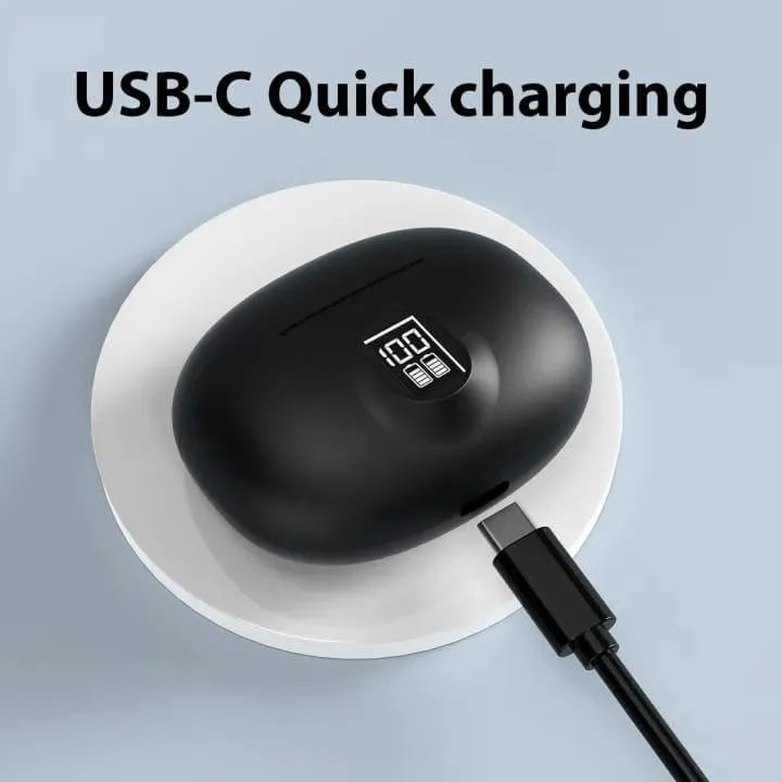 TWS Wireless Earbuds with LED Display