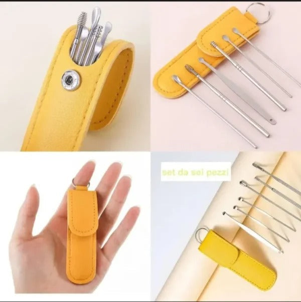Pack of 6 Ear Pick Wax Remover Kit