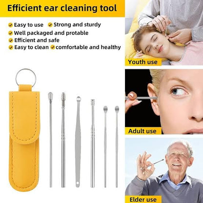 Pack of 6 Ear Pick Wax Remover Kit