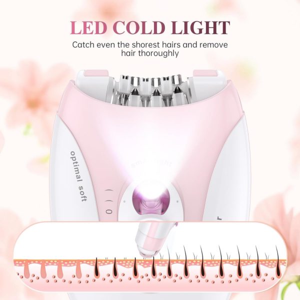 Daling DL-6032 Cordless Epilator – Painless Hair Removal for Women