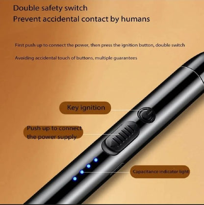 360° USB Rechargeable Plasma Arc Lighter 🔥