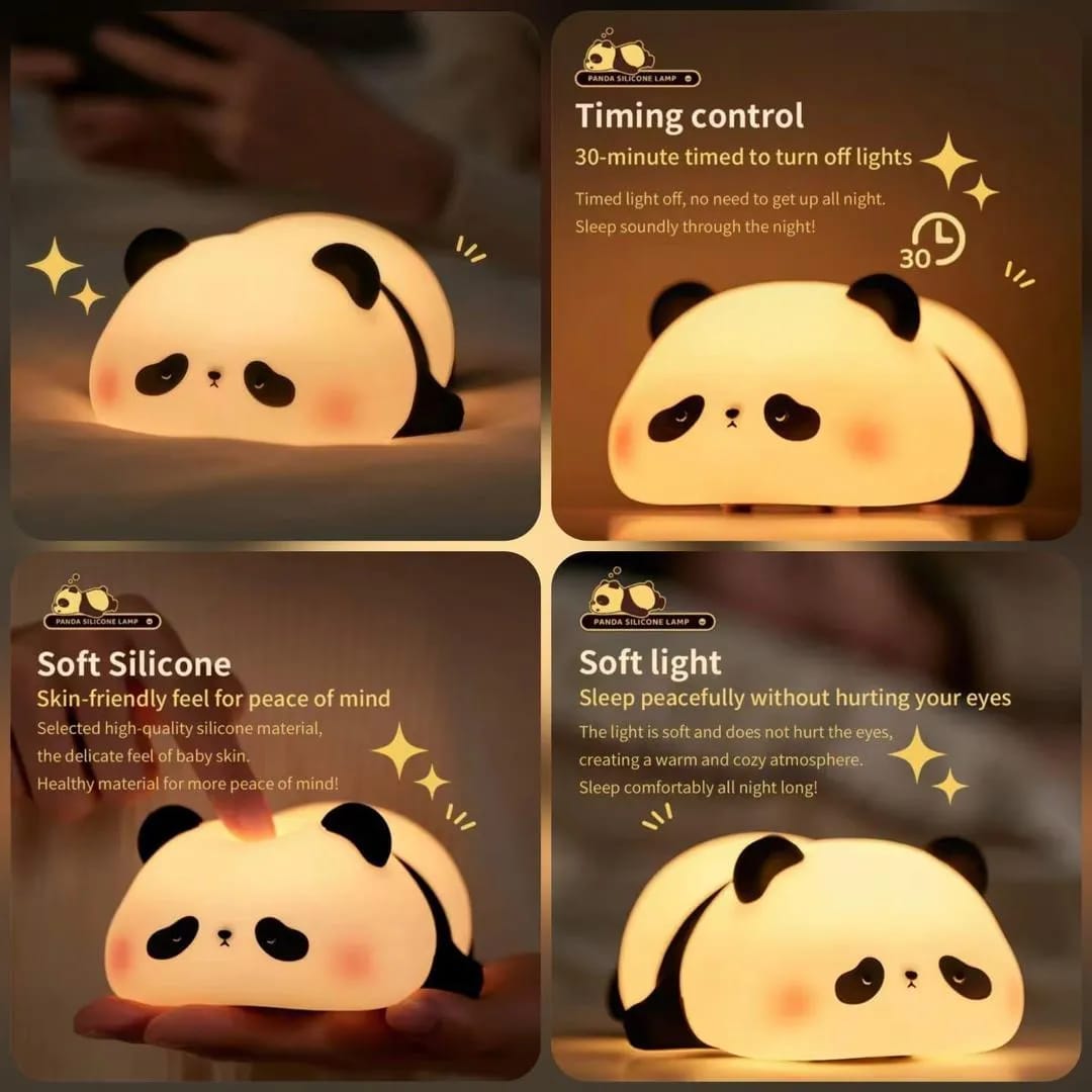 Silicone Panda Night Lamp