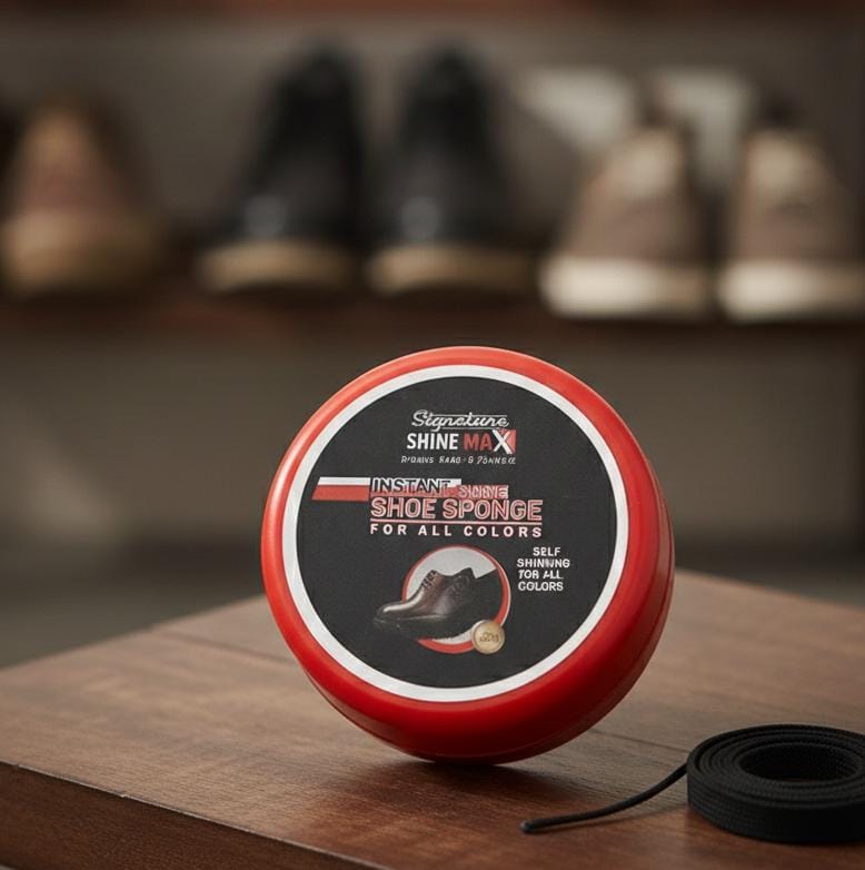 Signature Shine Max – Instant Shoe Shine Sponge for Quick and Easy Gloss