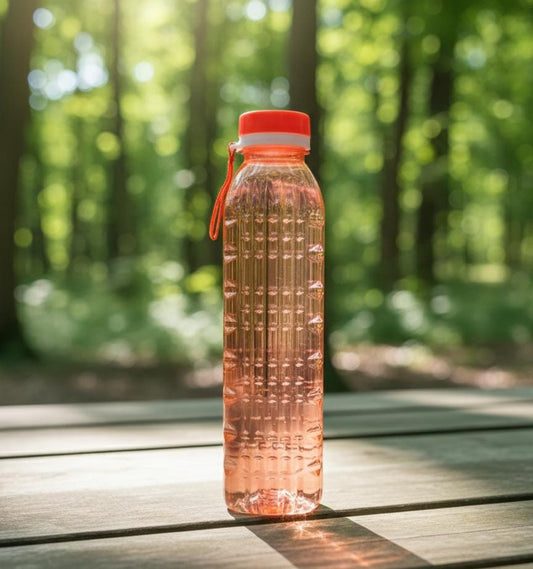 Sleek Orange Reusable Water Bottle – Stylish and Portable Hydration Bottle