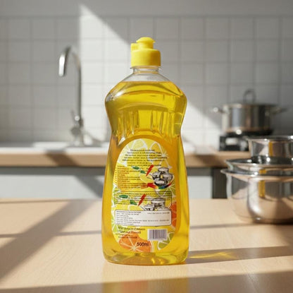 STOFF Lemon Dishwash Liquid – 500ml Powerful Formula for Deep Cleaning