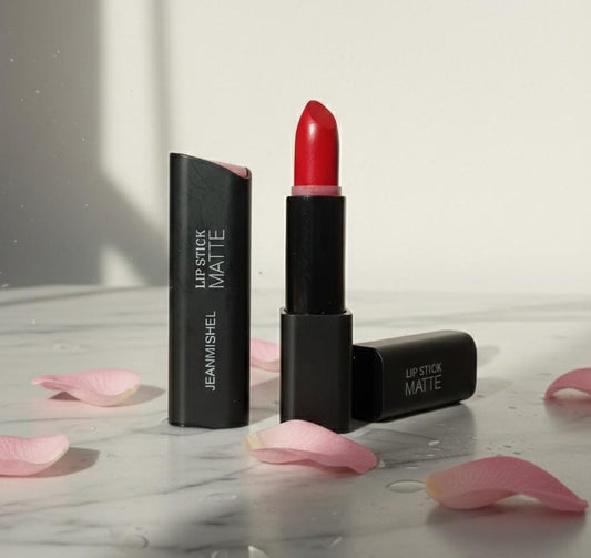 Jean Mishel Matte Lipstick – Intense Red Shade for Bold and Elegant Look