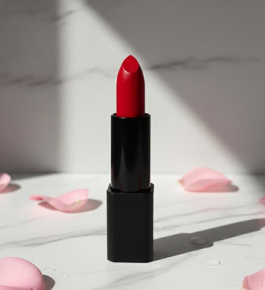 Jean Mishel Matte Lipstick – Intense Red Shade for Bold and Elegant Look