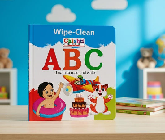 ABC Learning Book – Reusable Read and Write Alphabet Book for Kids