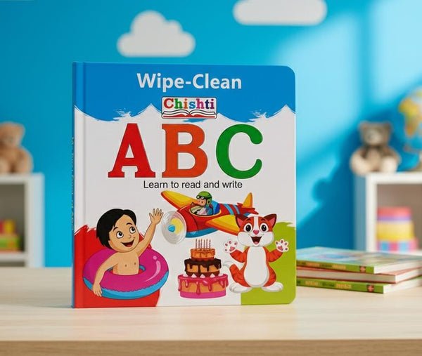 ABC Learning Book – Reusable Read and Write Alphabet Book for Kids