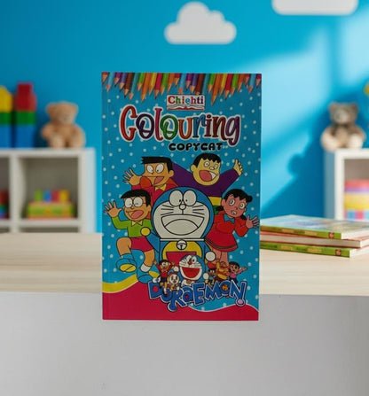 Doraemon Colouring Copycat Book – Fun and Creative Activity Book for Kids