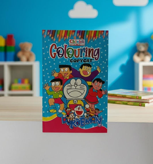Doraemon Colouring Copycat Book – Fun and Creative Activity Book for Kids