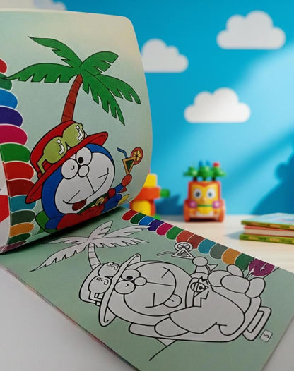 Doraemon Colouring Copycat Book – Fun and Creative Activity Book for Kids