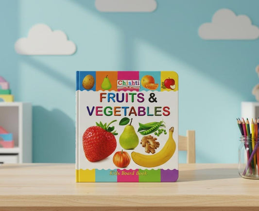 Chishti Fruits and Vegetables Kids Board Book – Early Learning for Toddlers