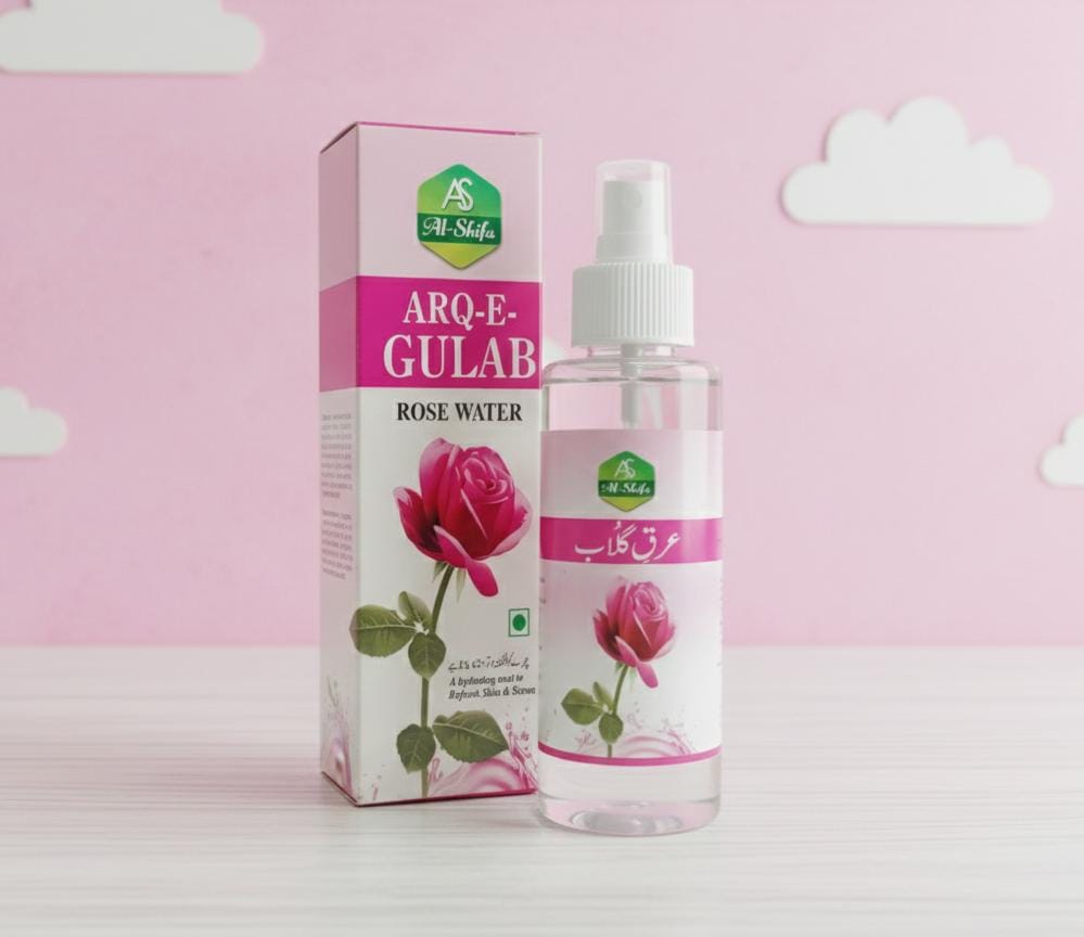 Al Shifa Arq e Gulab Spray – Pure and Natural Rose Water for Skin Care