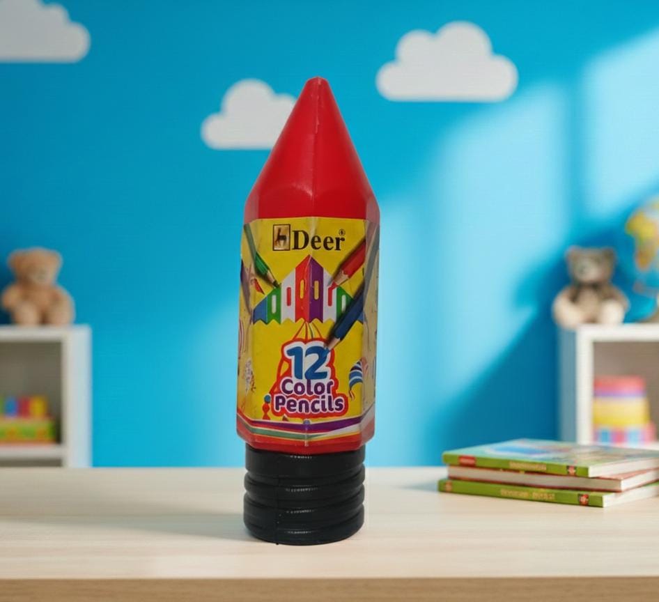 Deer Fine Quality Pencil Colours – 12 Bright Shades for Creative Work