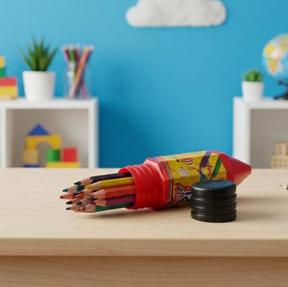 Deer Fine Quality Pencil Colours – 12 Bright Shades for Creative Work