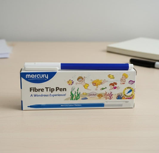 Mercury Fibre Tip Pen Set – Smooth and Vibrant Colour Markers for Creative Use