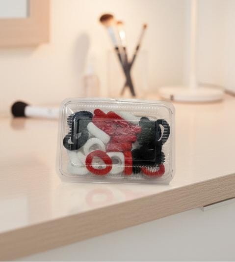 Mini Elastic Terry Hair Bands Set – Soft and Comfortable Hair Accessories for Kids