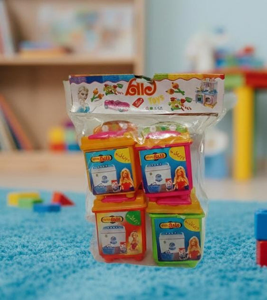 Mini Toy Washing Machine Set – Fun and Educational Pretend Play Toy for Girls