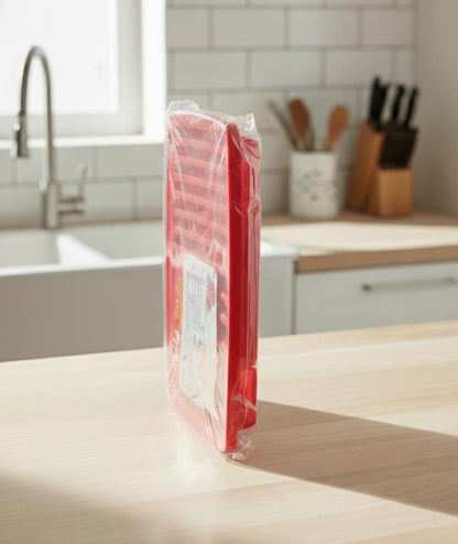 Premium Compact Dish Drying Rack – Smart Self Draining Kitchen Organizer