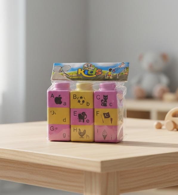 Educational ABC Alphabet Building Blocks – Fun and Interactive Learning Toy for Kids