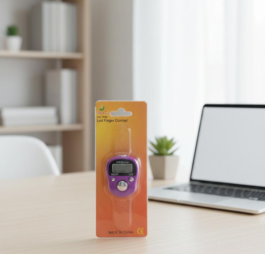 Digital Tally Counter - Portable LED Tasbeeh