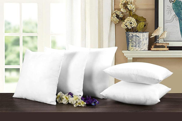 Premium 5-Piece White Polyester Cushion Fillings