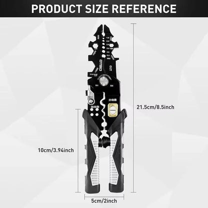 25-in-1 German Style Multi-Functional Electrician Pliers – Heavy-Duty Wire Tool
