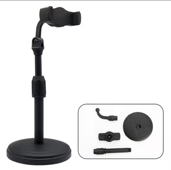 Universal 360° Rotating Desktop Tripod – Professional Stability for Smartphones