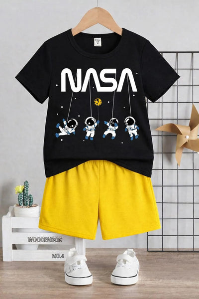 2 Pcs Boy's Polyester Printed Tracksuit