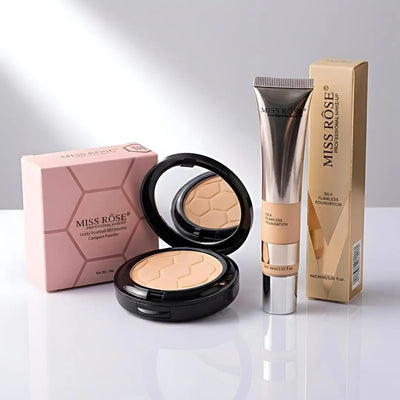 2 in 1 Miss Rose Foundation and Face Powder