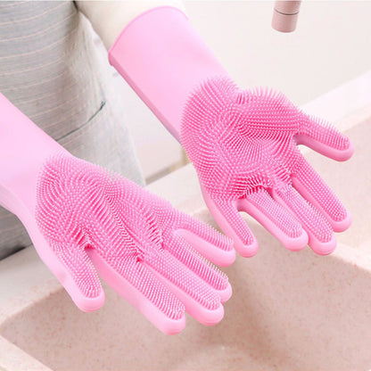 Silicone Washing Gloves