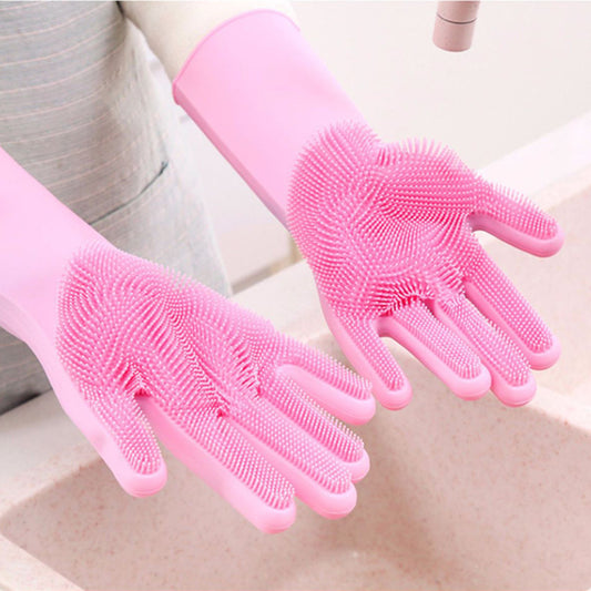Silicone Washing Gloves